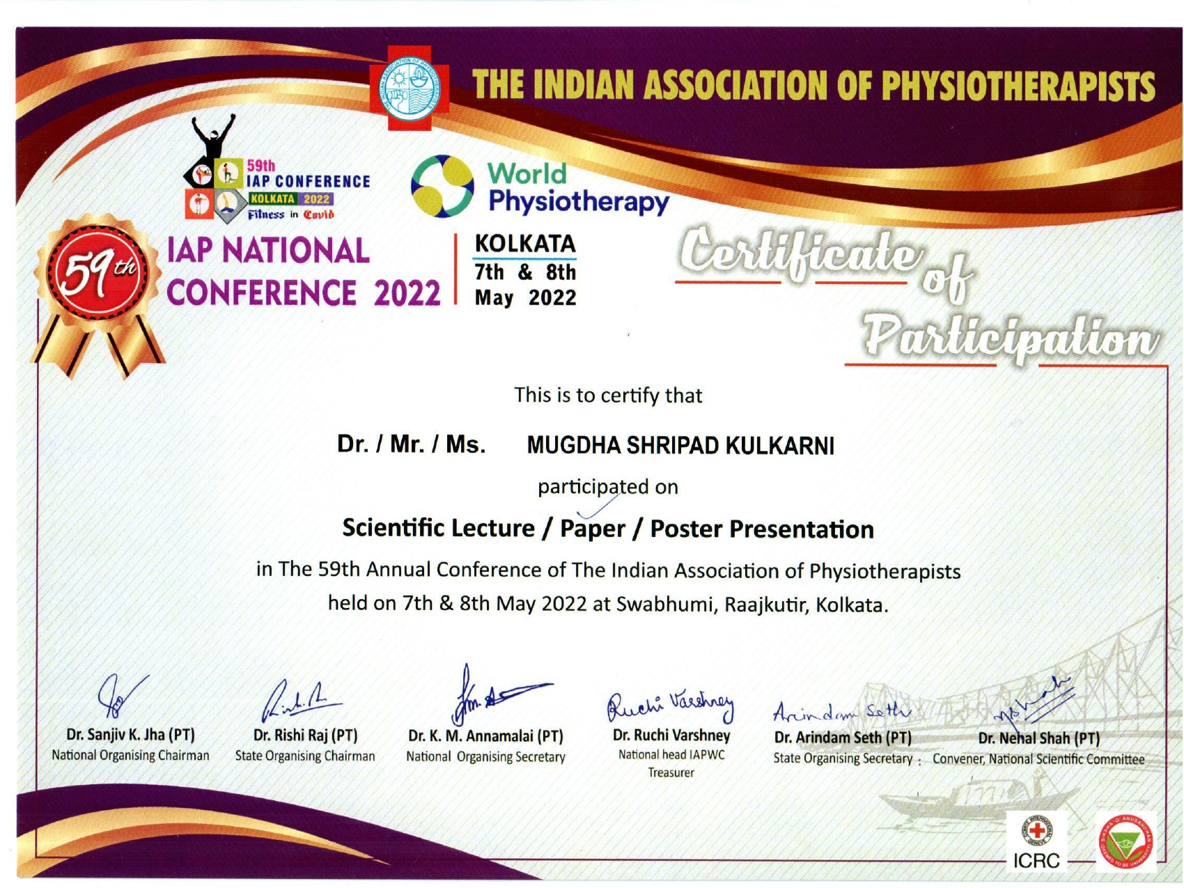 paper presentation for physiotherapy